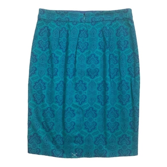 J.‎ Crew Paisley Pencil Skirt - Picture 3 of 5